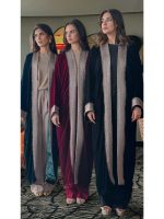 Kimono Beldi avec Broderie Marocaine Dorée / Cartie – Image 2