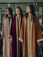 Kimono Beldi avec Broderie Marocaine Dorée / Cartie