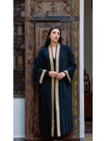 Kimono Beldi avec Broderie Marocaine Dorée / Cartie – Image 3